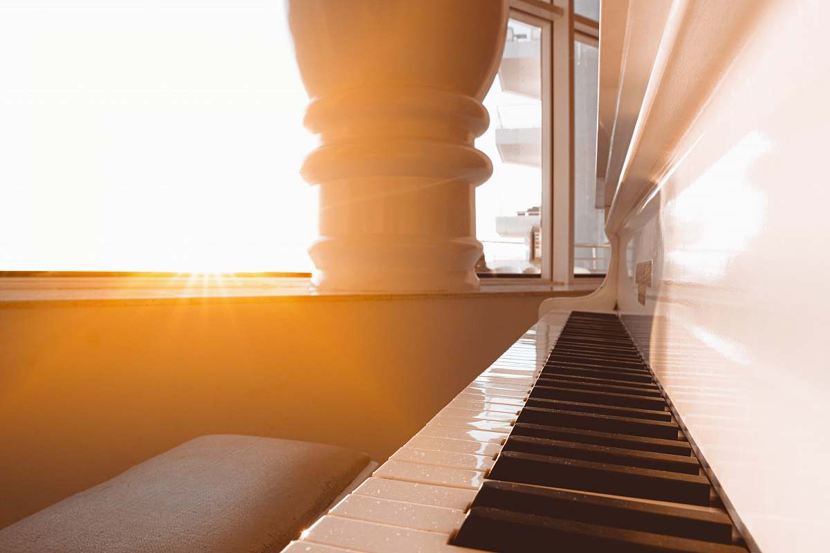 leisure activities architectural photo of white and black grand piano keys grand piano